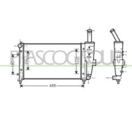 Radiatore Per Fiat Punto Dal 1999 Al 2003