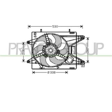 FT137F001_1.JPG Ventola Per Fiat Bravo - Brava Dal 1995 Al 2002