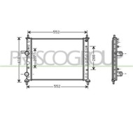 Radiatore Per Fiat Bravo - Brava Dal 1995 Al 2002