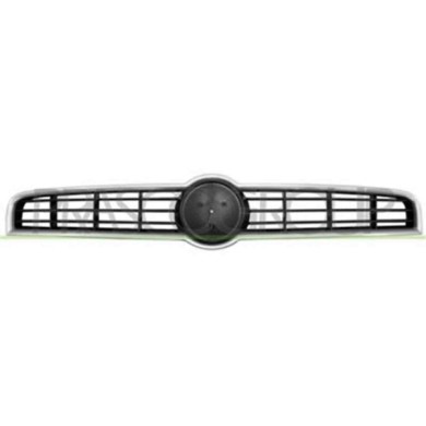 FT1382021_1.JPG Griglia Radiatore Nera Con Cornice Argento Per Fiat Bravo Dal 2007 Al 2014