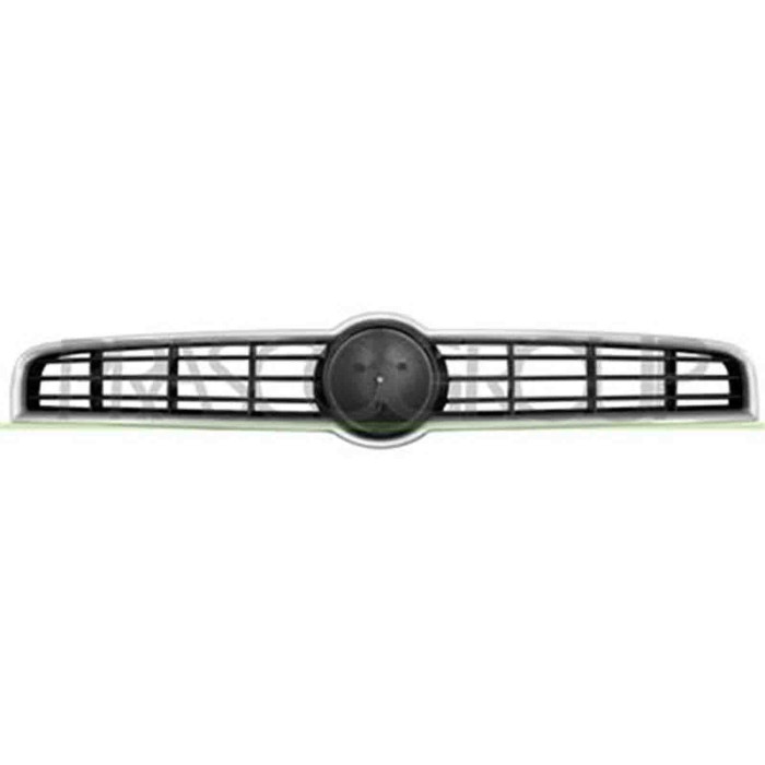 FT1382021_1.JPG Griglia Radiatore Nera Con Cornice Argento Per Fiat Bravo Dal 2007 Al 2014
