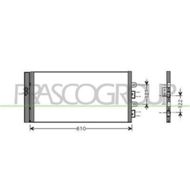 FT340C002_1.JPG Condensatore Per Fiat Punto Dal 2003 Al 2011