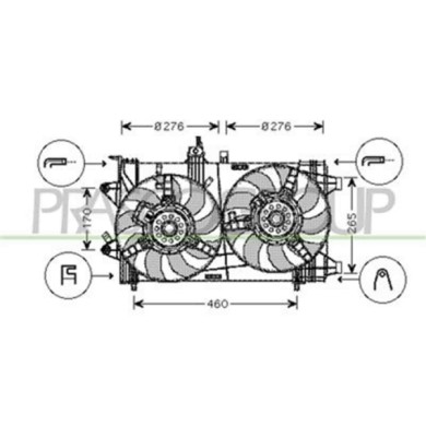 FT340F005_1.JPG Ventola Per Fiat Punto Dal 2003 Al 2011