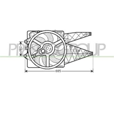 FT342F004_1.JPG Ventola Per Alfa Romeo Mito Dal 2008 Al 2016