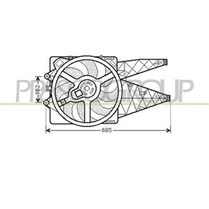 FT342F004_1.JPG Ventola Per Alfa Romeo Mito Dal 2008 Al 2016