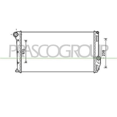 FT350R006_1.JPG Radiatore Per Fiat Idea Dal 2003 Al 2005