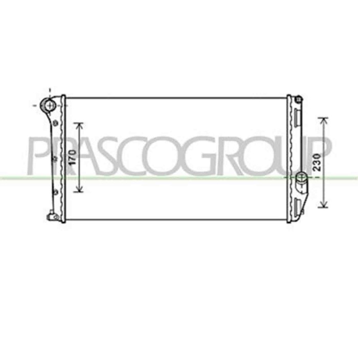 FT350R006_1.JPG Radiatore Per Fiat Idea Dal 2003 Al 2005