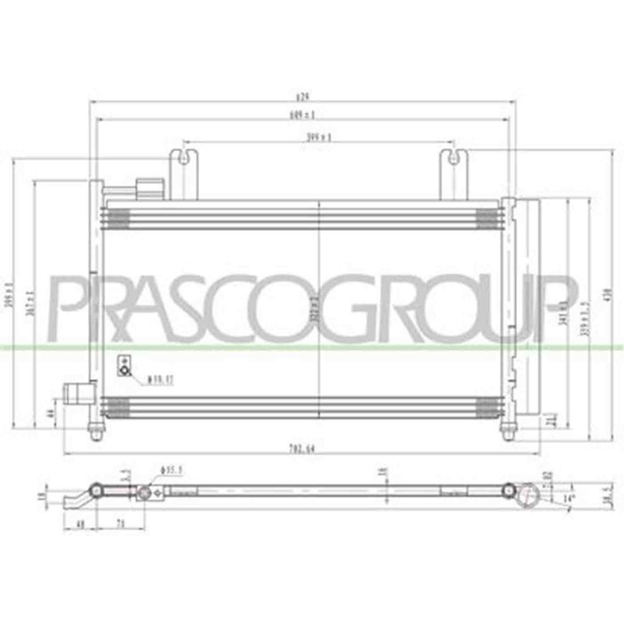FT360C003_1.JPG Condensatore Per Fiat Sedici Dal 2007 Al 2013