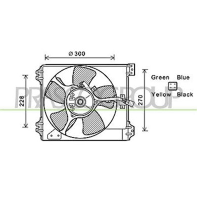 FT360F003_1.JPG Ventola Per Fiat Sedici Dal 2007 Al 2013