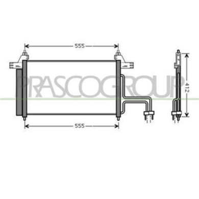 FT420C001_1.JPG Condensatore Per Fiat Stilo Dal 2001 Al 2010