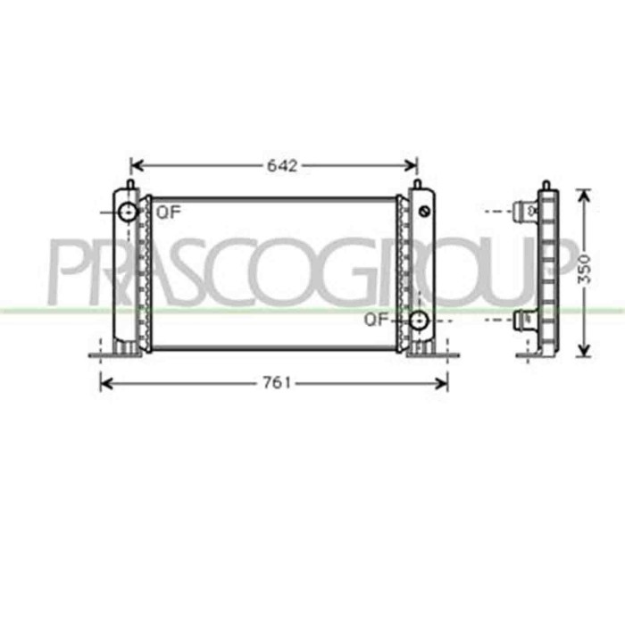 FT420R001_1.JPG Radiatore Per Fiat Stilo Dal 2001 Al 2010