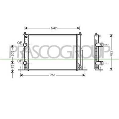 FT420R002_1.JPG Radiatore Per Fiat Stilo Dal 2001 Al 2010