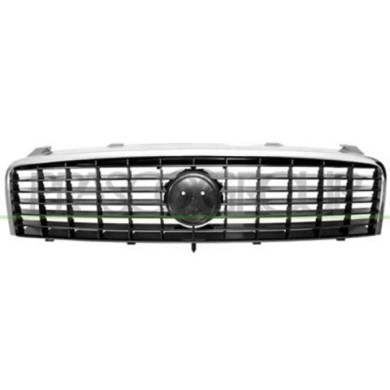 FT4402001_1.JPG Griglia Radiatore Nera Con Cornice Cromata Per Fiat Linea Dal 2007 Al 2010