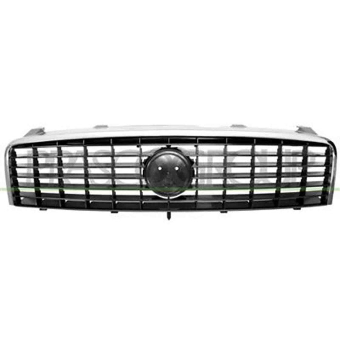 FT4402001_1.JPG Griglia Radiatore Nera Con Cornice Cromata Per Fiat Linea Dal 2007 Al 2010