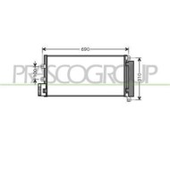 FT440C001_1.JPG Condensatore Per Fiat Linea Dal 2007 Al 2010