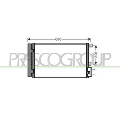 FT440C002_1.JPG Condensatore Per Fiat Linea Dal 2007 Al 2010