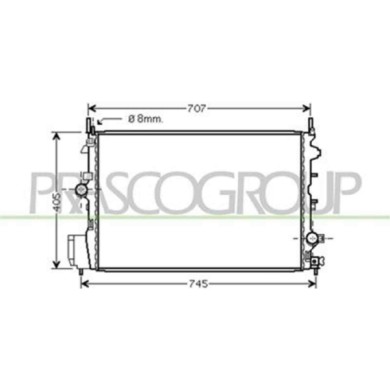 FT520R007_1.JPG Radiatore Per Fiat Croma Dal 2005 Al 2007