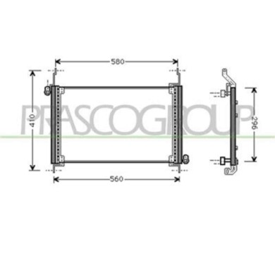 FT715C001_1.JPG Condensatore Per Fiat Multipla Dal 1999 Al 2002