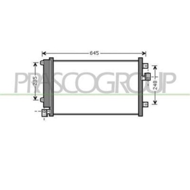 FT717C002_1.JPG Condensatore Per Fiat Multipla Dal 2004 Al 2010