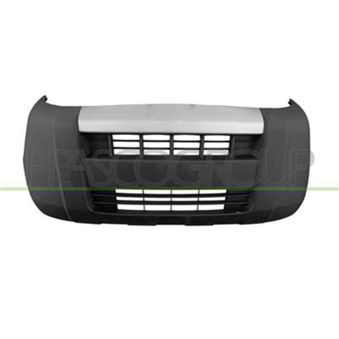 FT9071001_1.JPG Paraurti Anteriore Nero Con Fascia Argento Per Citroen Nemo Dal 2008 Al 2016