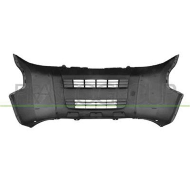 FT9071001_3.JPG Paraurti Anteriore Nero Con Fascia Argento Per Citroen Nemo Dal 2008 Al 2016