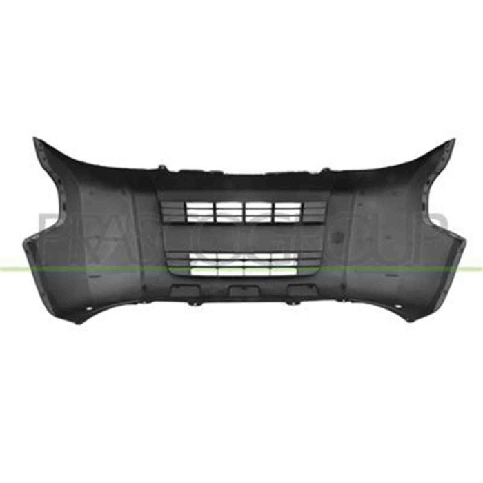 FT9071001_3.JPG Paraurti Anteriore Nero Con Fascia Argento Per Citroen Nemo Dal 2008 Al 2016
