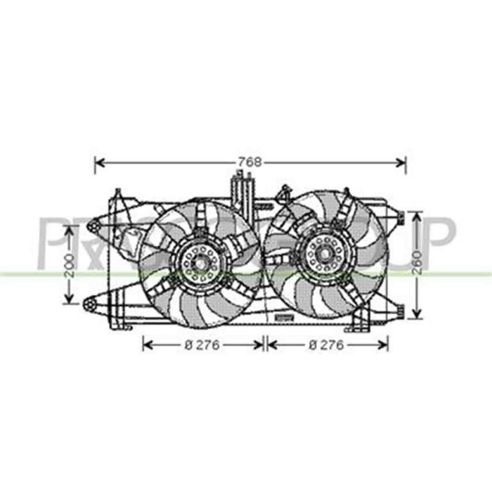 FT907F004_1.JPG Ventola Per Fiat Fiorino Dal 2007 Al 2016