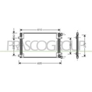 Condensatore Per Fiat Doblo' Dal 2000 Al 2005