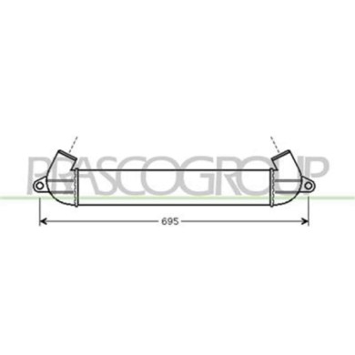 FT908N001_1.JPG Intercooler Per Fiat Doblo' Dal 2000 Al 2005