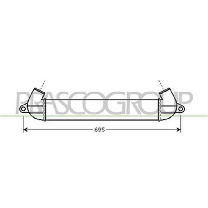 FT908N001_1.JPG Intercooler Per Fiat Doblo' Dal 2000 Al 2005
