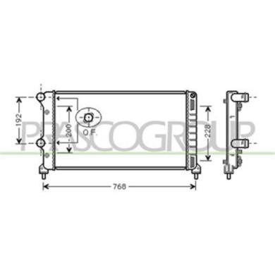 FT908R001_1.JPG Radiatore Per Fiat Doblo' Dal 2000 Al 2005