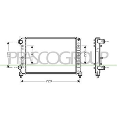 FT908R002_1.JPG Radiatore Per Fiat Doblo' Dal 2000 Al 2005