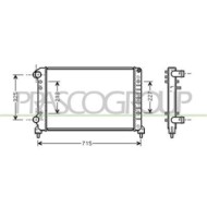 Radiatore Per Fiat Doblo' Dal 2000 Al 2005