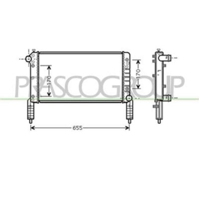 FT908R004_1.JPG Radiatore Per Fiat Doblo' Dal 2000 Al 2005