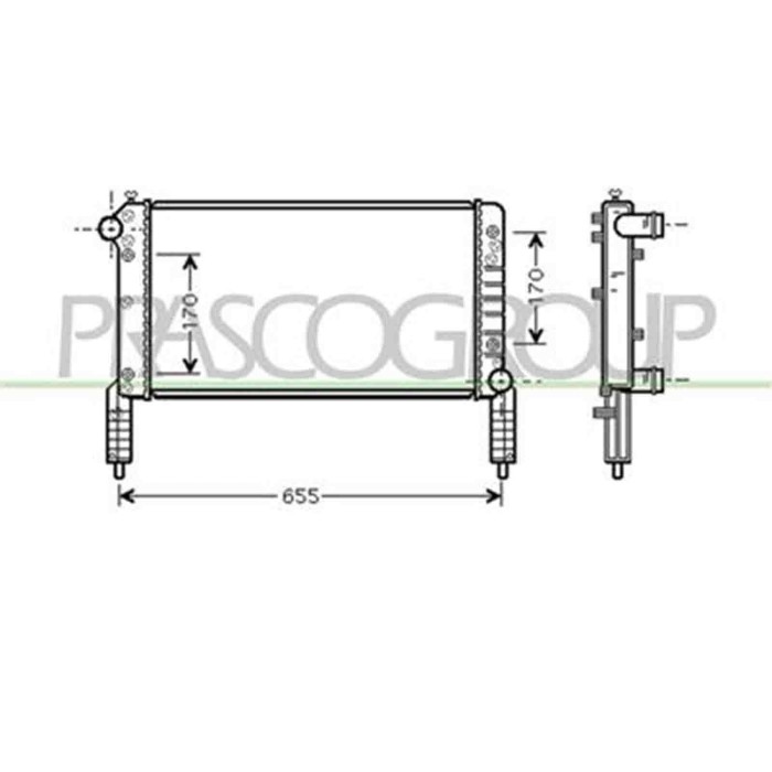 FT908R004_1.JPG Radiatore Per Fiat Doblo' Dal 2000 Al 2005