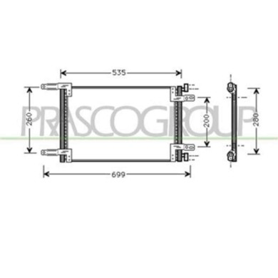 FT909C001_1.JPG Condensatore Per Fiat Doblo' Dal 2005 Al 2009