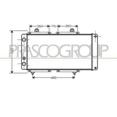 FT917R002_1.JPG Radiatore Per Fiat Ducato - Talento / Boxer / Relay Dal 1984 Al 1990