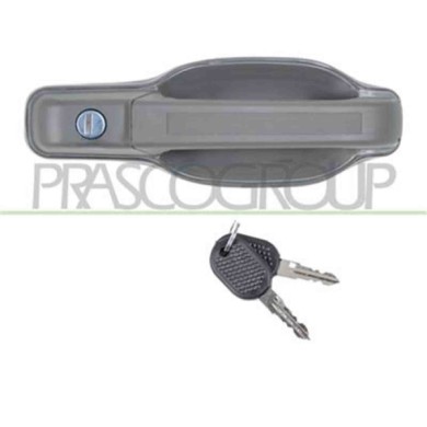 FT9258102_2.JPG Maniglia Esterna Anteriore Sinistra Grigia Per Iveco Turbodaily Dal 1990 Al 2000