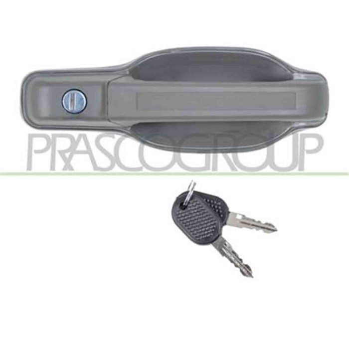 FT9258102_2.JPG Maniglia Esterna Anteriore Sinistra Grigia Per Iveco Turbodaily Dal 1990 Al 2000