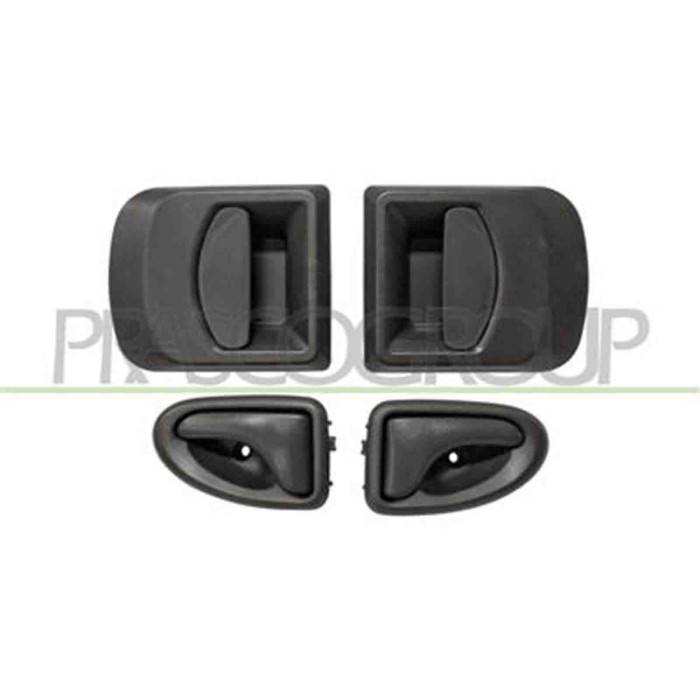 FT9268000_1.JPG Kit Maniglie Esterne+interne Nere Per Iveco Daily S-2000 Dal 2000 Al 2006