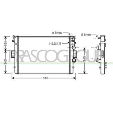 FT926R003_1.JPG Radiatore Per Iveco Daily S-2000 Dal 2000 Al 2006