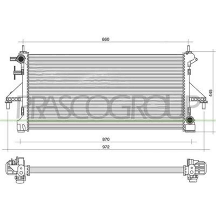 FT930R009_2.JPG Radiatore Per Fiat Ducato Dal 2006 Al 2014