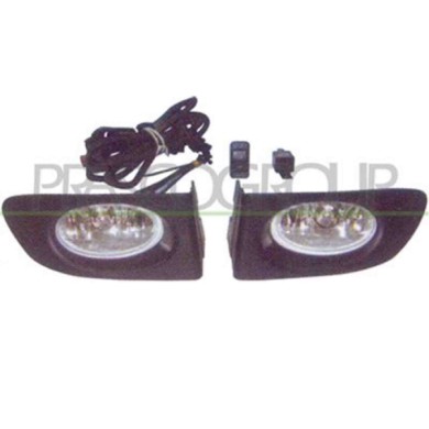 GUIDA_ALLA_SCELTA.JPG Fendinebbia Destro O Sinistro Per Honda Jazz Dal 2002 Al 2004