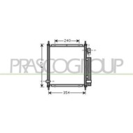 Condensatore Per Honda Jazz Dal 2004 Al 2008
