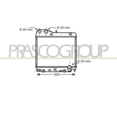 HD322R001_1.JPG Radiatore Per Honda Jazz Dal 2004 Al 2008