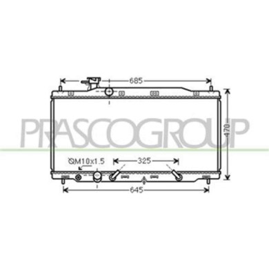 HD828R004_1.JPG Radiatore Per Honda Cr-v Dal 2007 Al 2009
