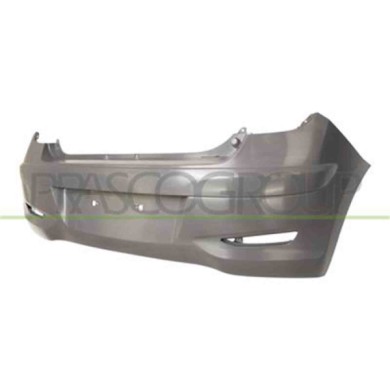 HN0031051_1.JPG Paraurti Posteriore Grigio Per Hyundai I10 (pa) Dal 2010 Al 2013