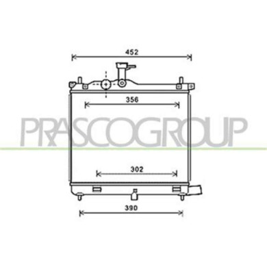 HN003R002_1.JPG Radiatore Per Hyundai I10 (pa) Dal 2010 Al 2013