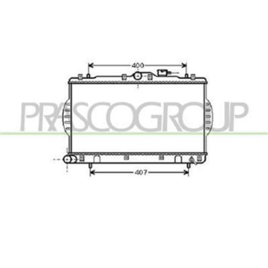 HN007R002_1.JPG Radiatore Per Hyundai Pony - Excel Dal 1992 Al 1994