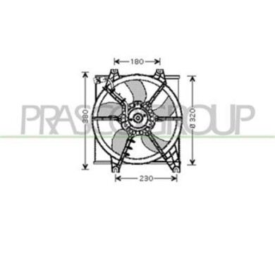 HN016F001_1.JPG Ventola Per Hyundai Accent Dal 2000 Al 2001
